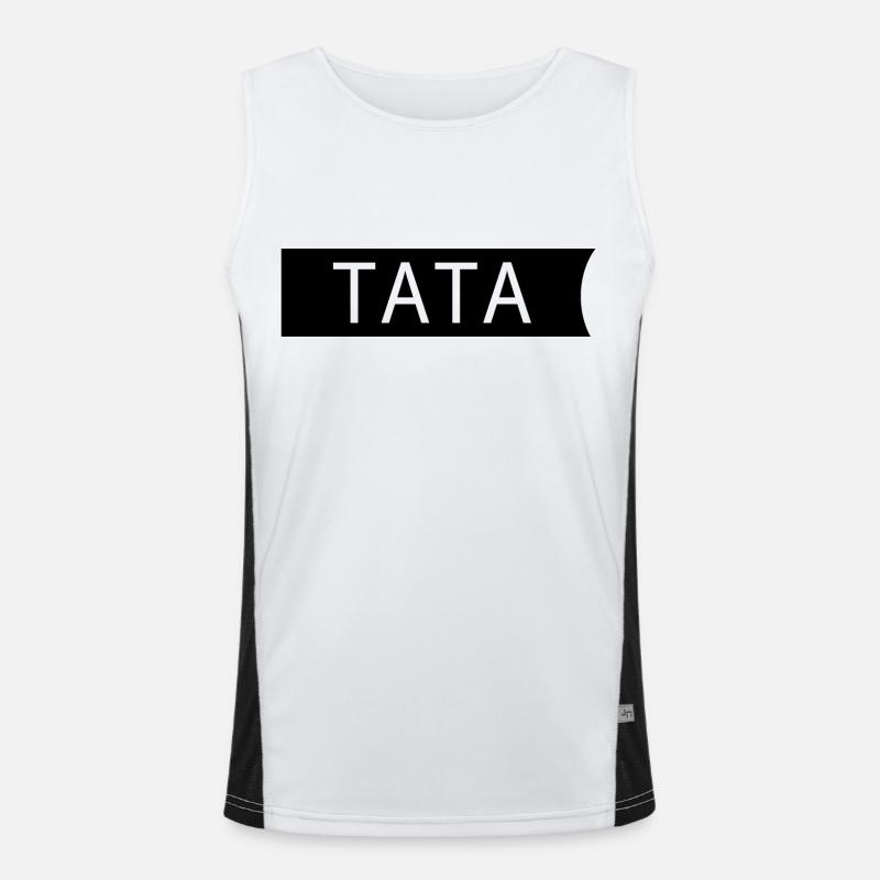 dad Men's Functional Contrast Tank Top 