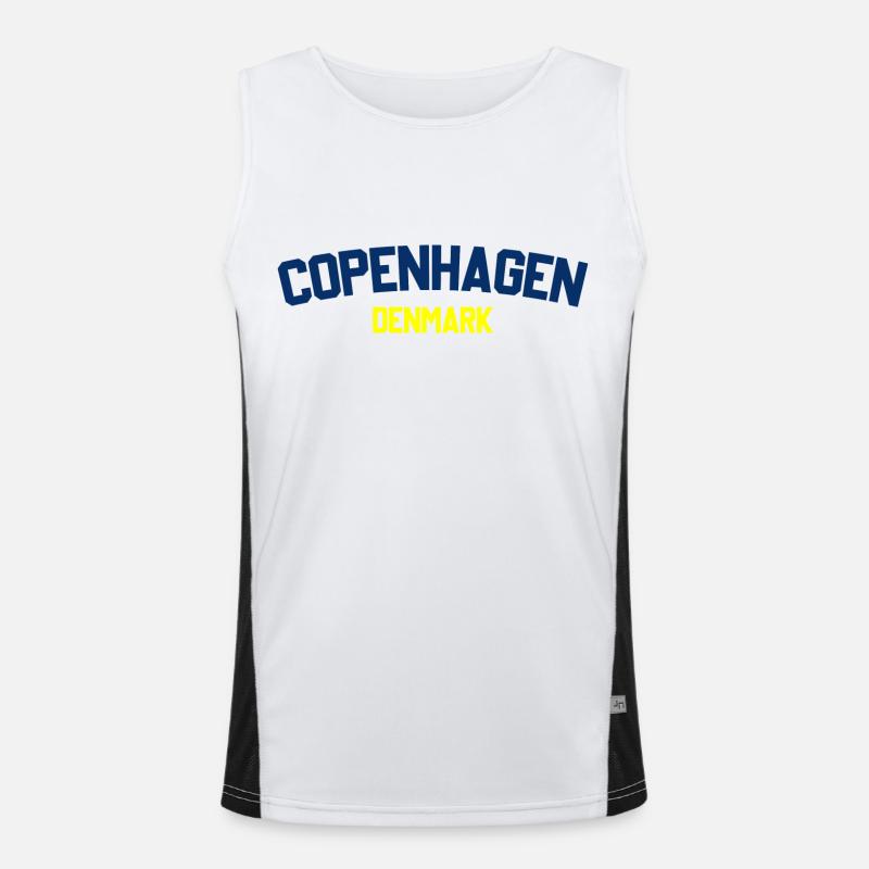 Copenhague Danemark Débardeur respirant contrasté Homme 