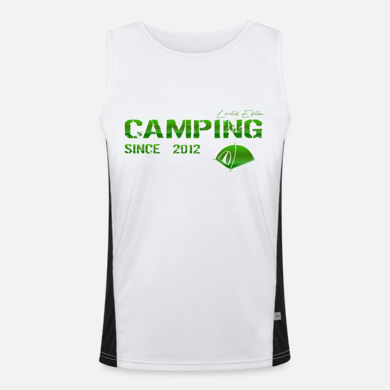 Camping 2012 Geschenk Funktionelles Kontrast-Tank Top für Männer 