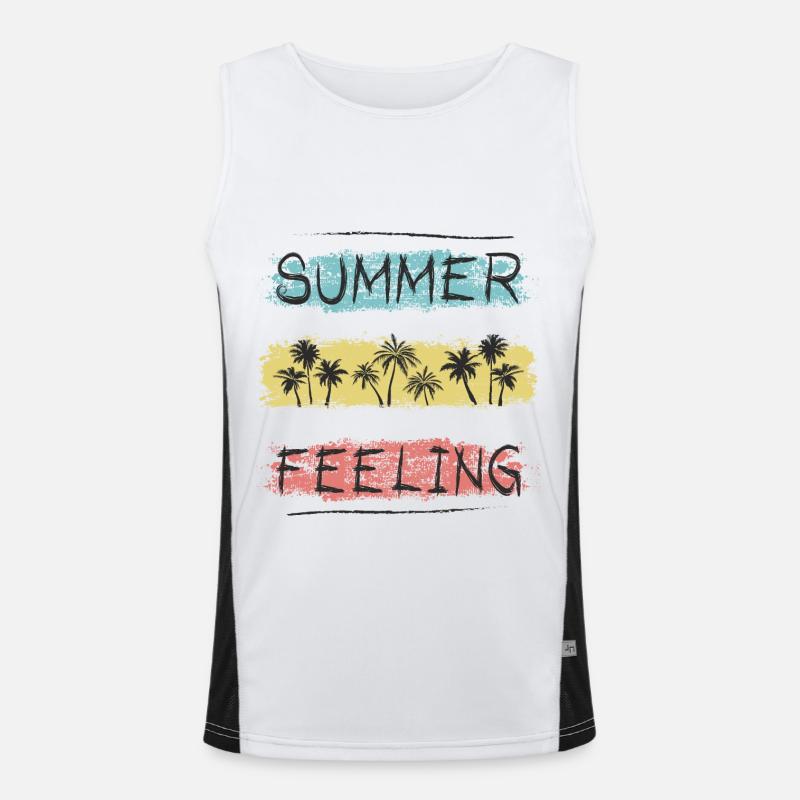 Summer Feeling Men's Functional Contrast Tank Top 
