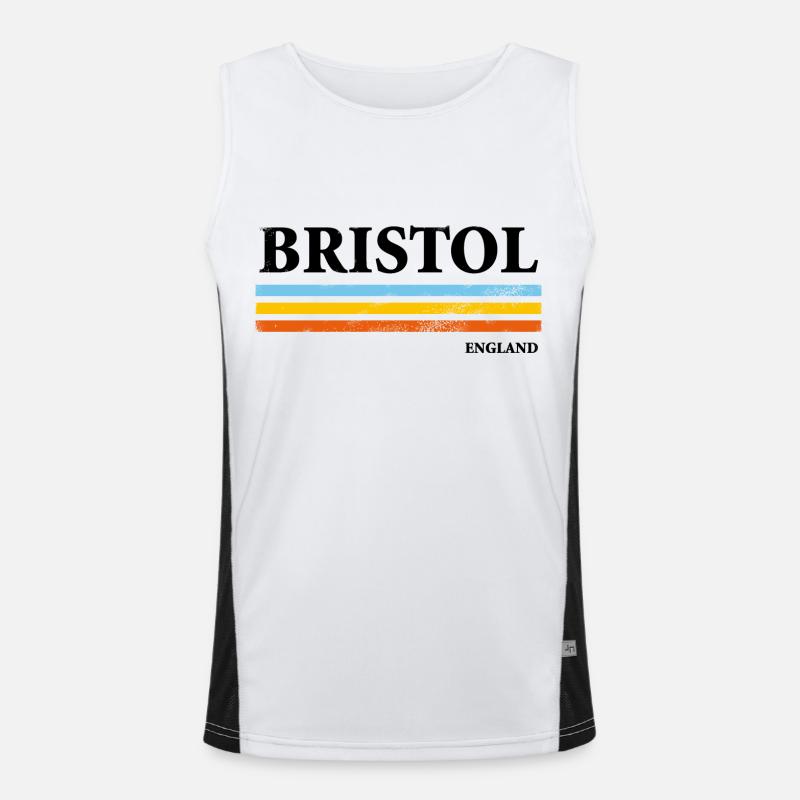 Bristol, Angleterre Débardeur respirant contrasté Homme 