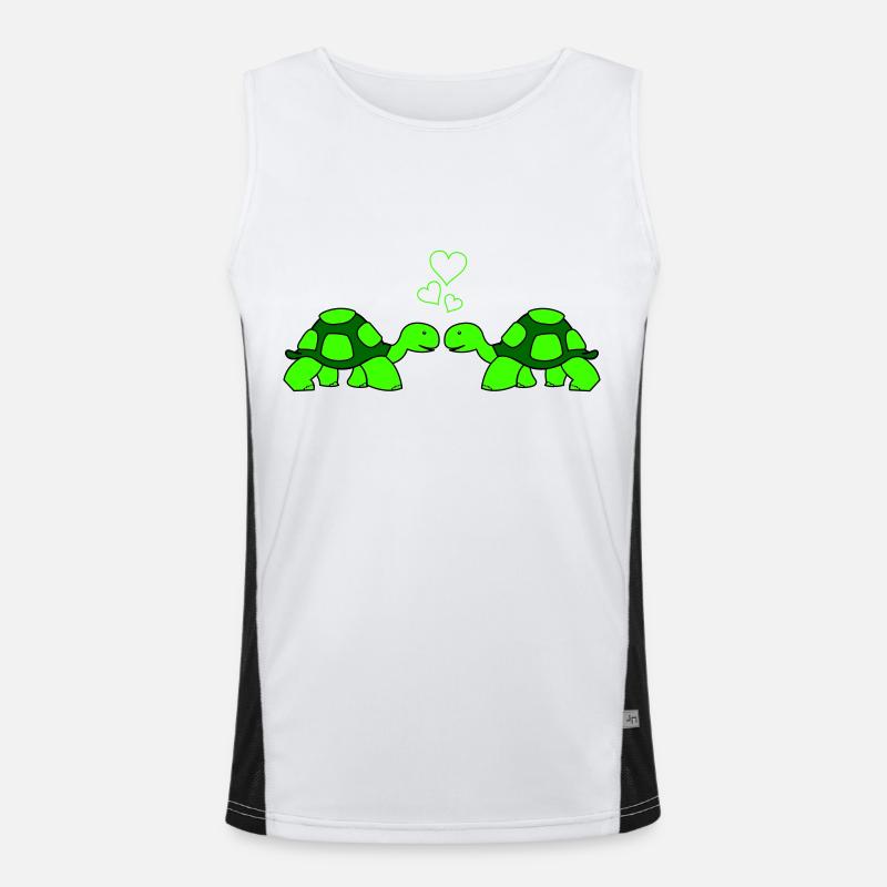 Amour de tortue Débardeur respirant contrasté Homme 
