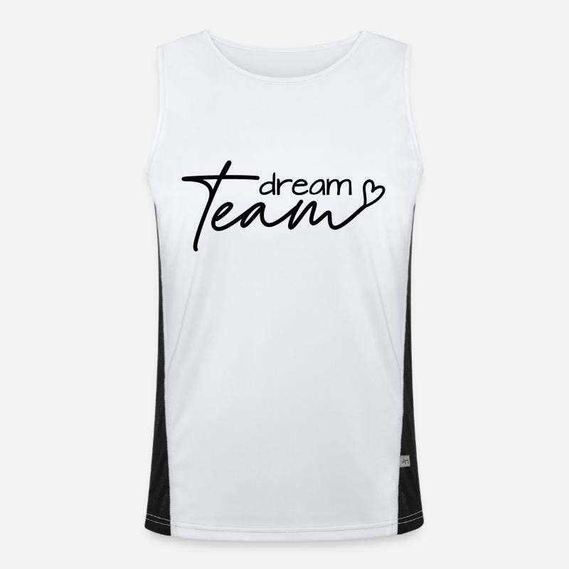 Dream Team Men's Functional Contrast Tank Top 
