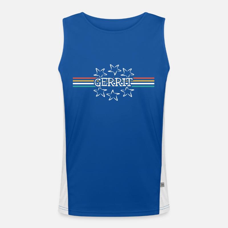 Stern Gerrit Funktionelles Kontrast-Tank Top für Männer 