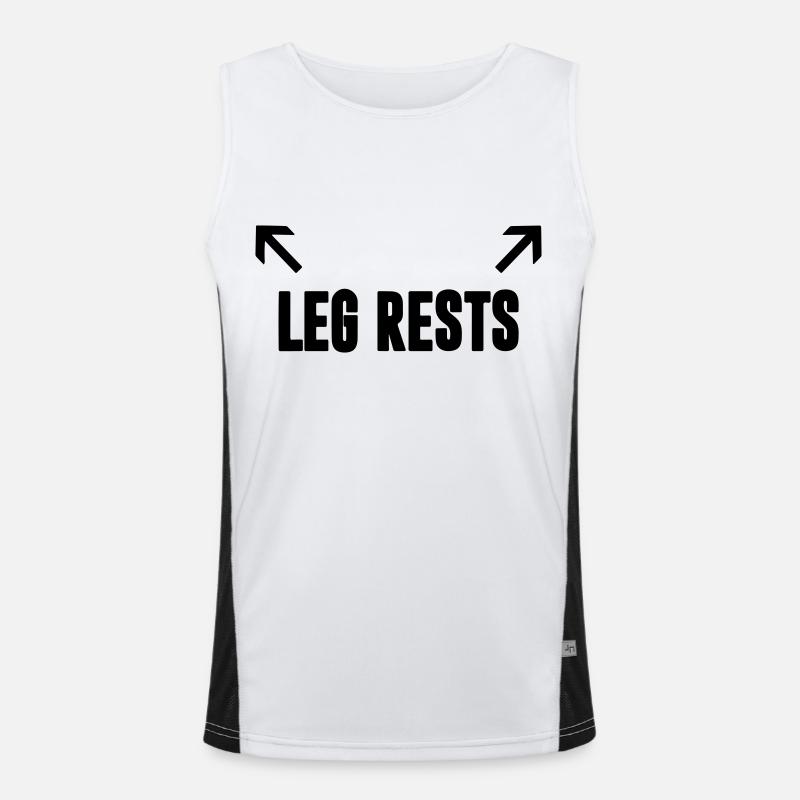 leg rests Men's Functional Contrast Tank Top 