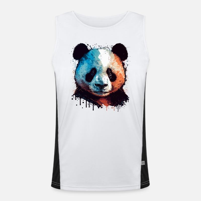 Panda Cadeau pour les garçons Débardeur respirant contrasté Homme 