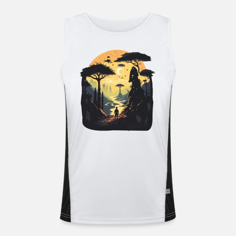 by Funktionel kontrast tanktop til herrer 