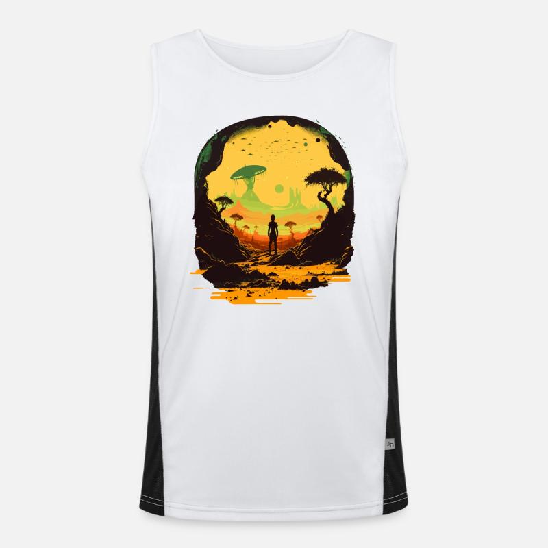 Landscape Men's Functional Contrast Tank Top 