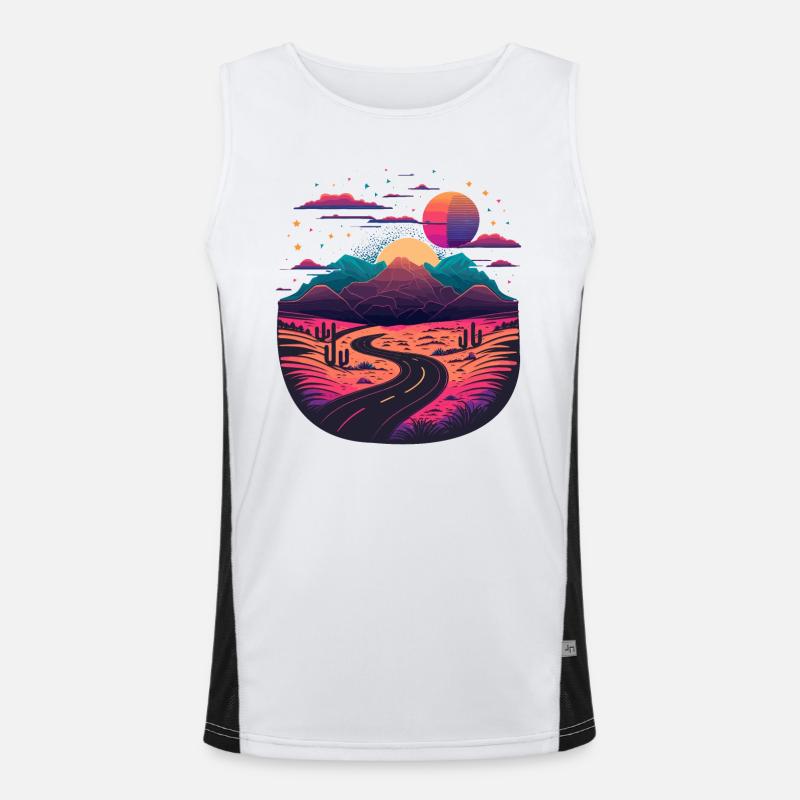 Road to the End Men's Functional Contrast Tank Top 