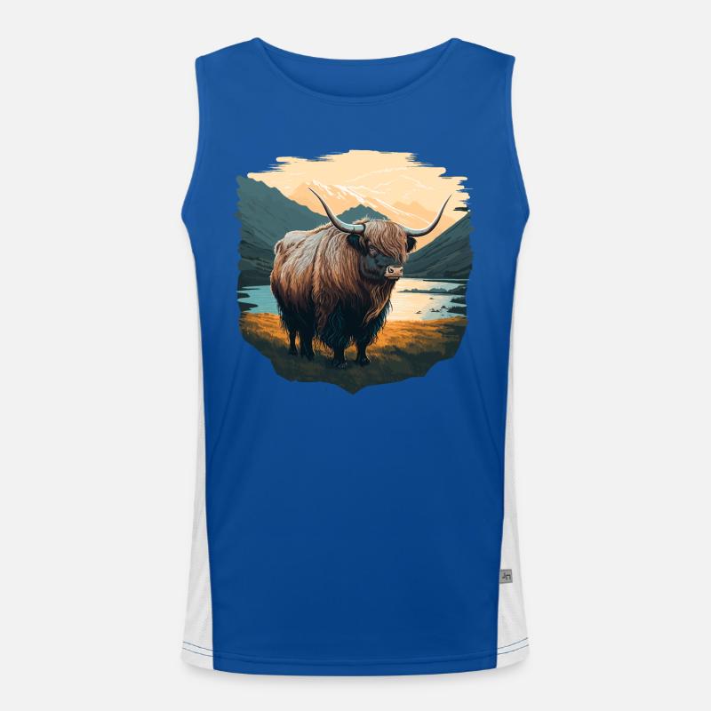 Yak avec lac Débardeur respirant contrasté Homme 