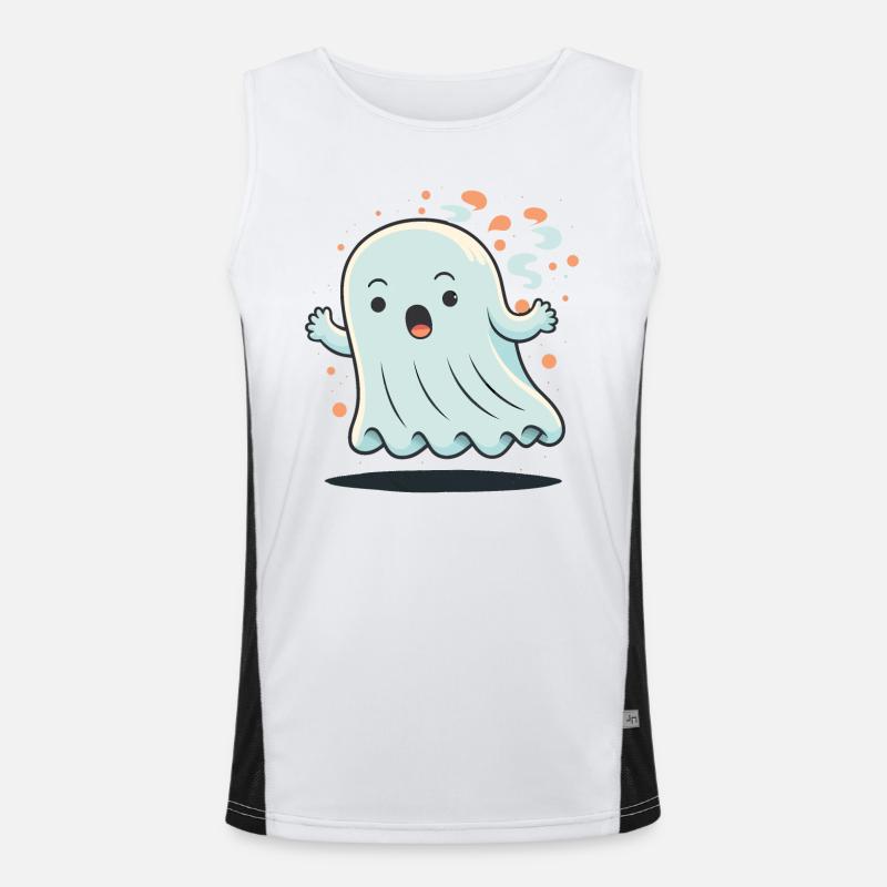 Fantôme choqué Débardeur respirant contrasté Homme 