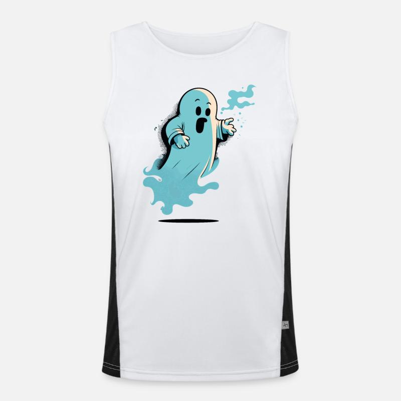 Shocked Ghost Men's Functional Contrast Tank Top 