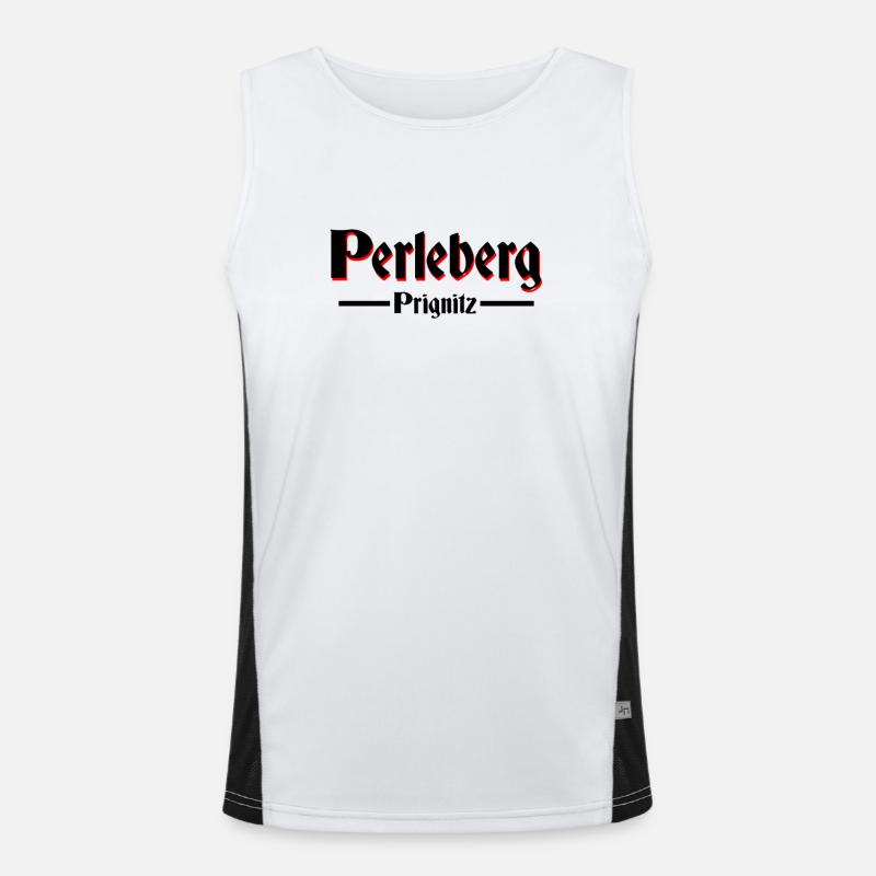 Perleberg Funktionelles Kontrast-Tank Top für Männer 