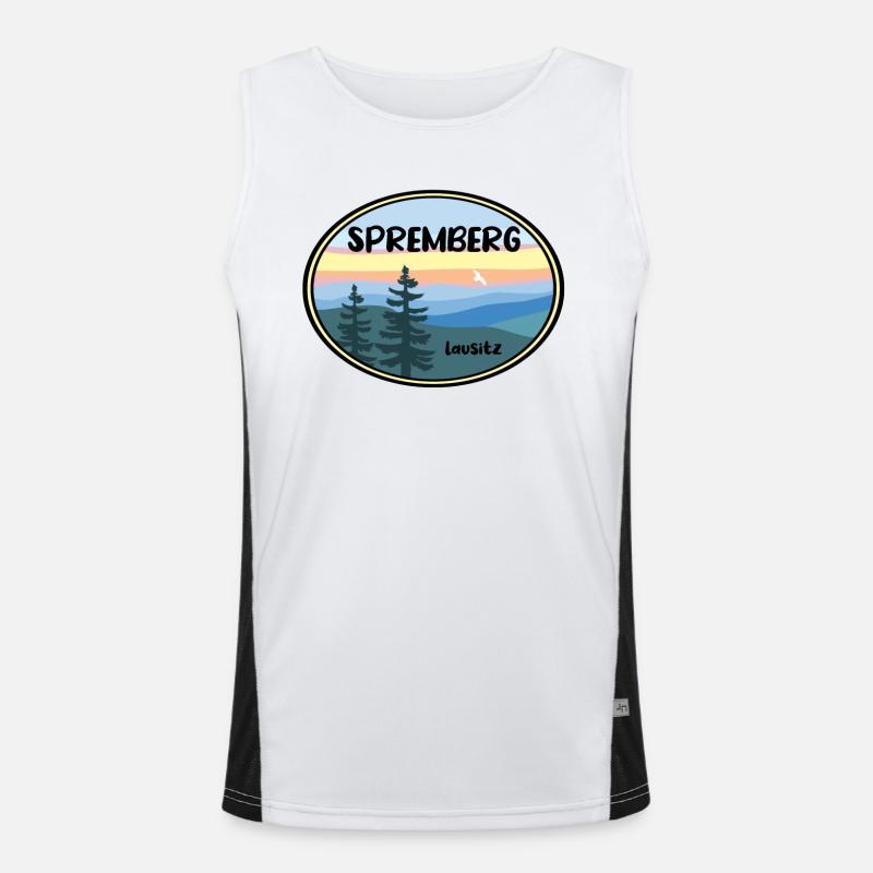 Spremberg Funktionelles Kontrast-Tank Top für Männer 