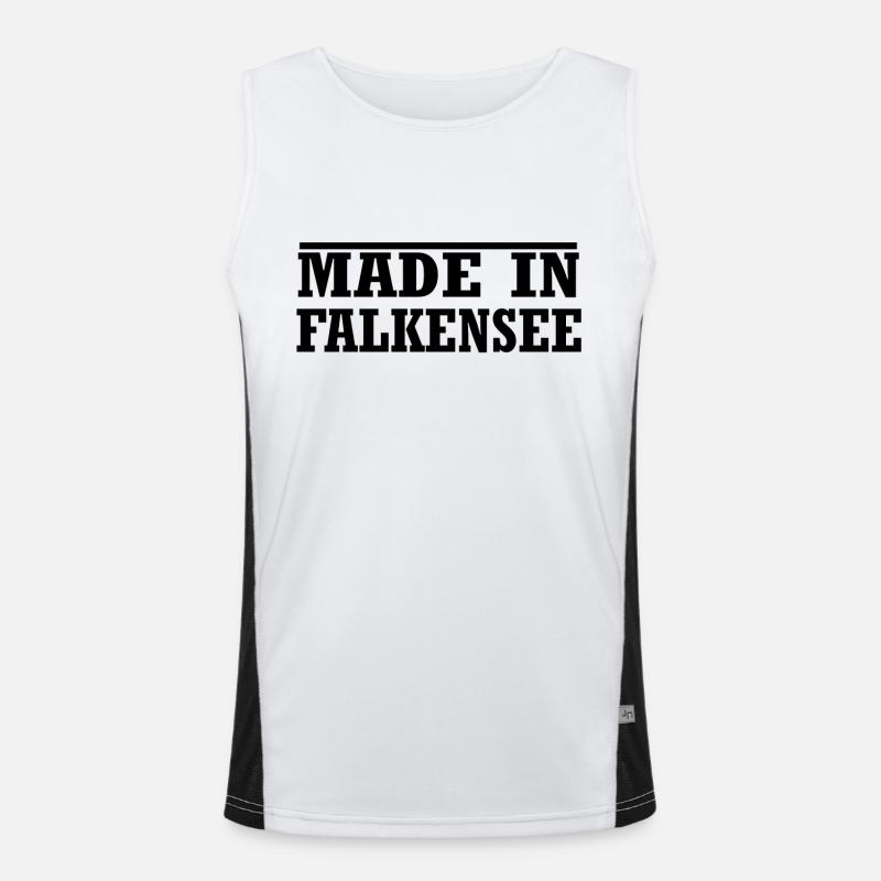 Falkensee Funktionelles Kontrast-Tank Top für Männer 
