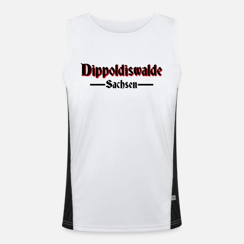 Dippoldiswalde Funktionelles Kontrast-Tank Top für Männer 
