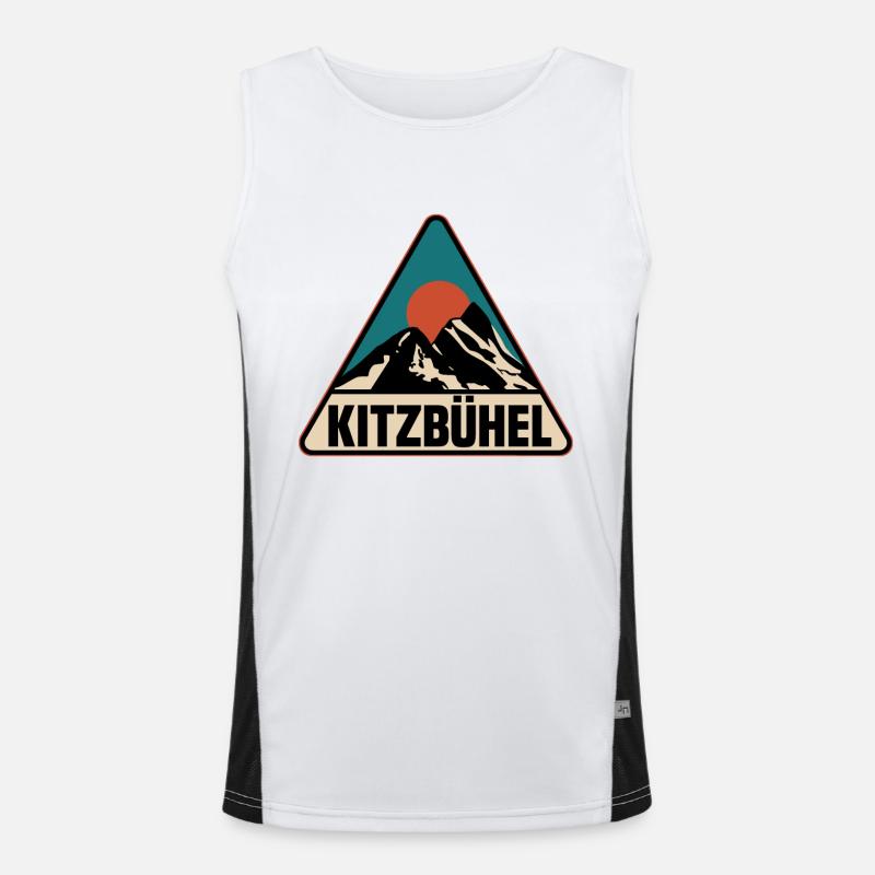 Kitzbühel Funktionelles Kontrast-Tank Top für Männer 