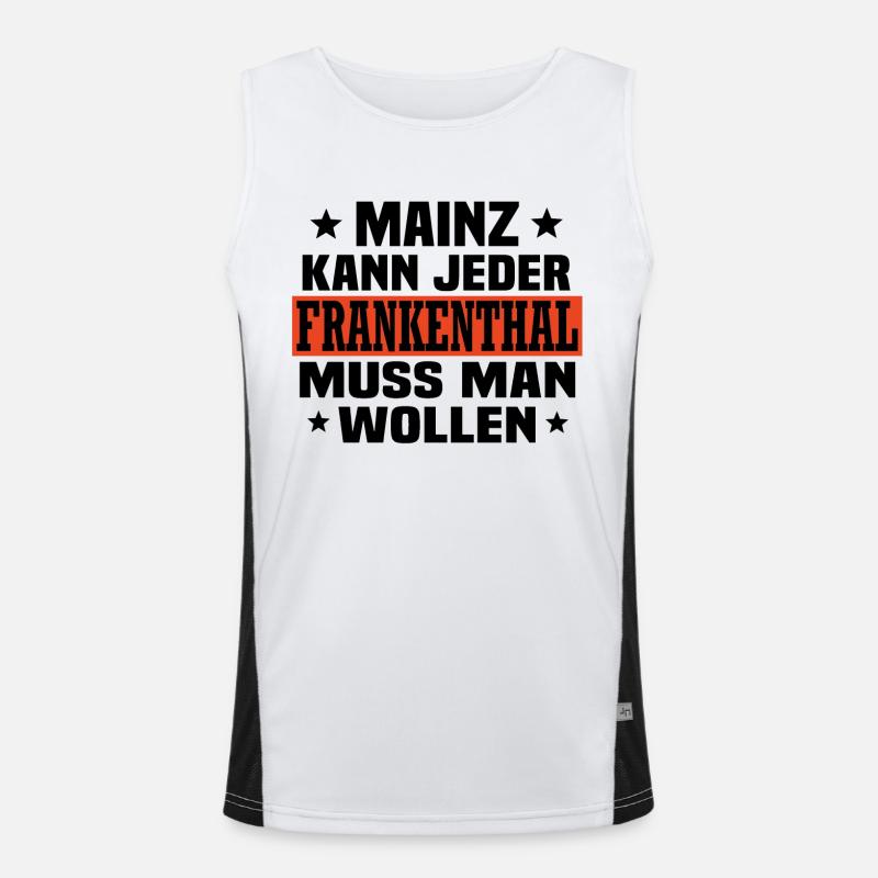 Frankenthal Funktionelles Kontrast-Tank Top für Männer 