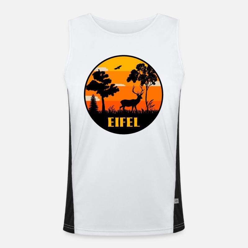 Eifel 02 Funktionelles Kontrast-Tank Top für Männer 
