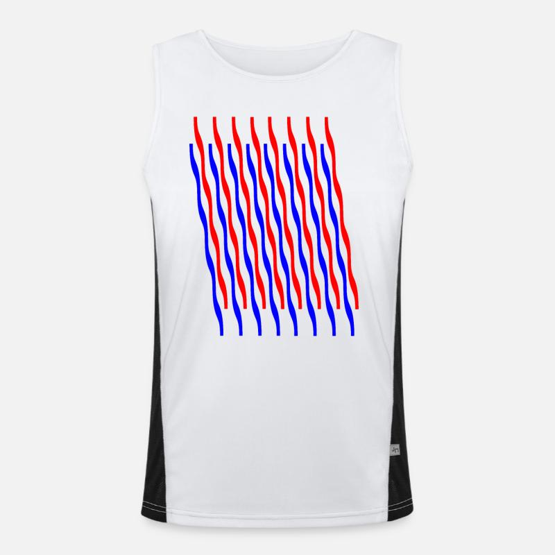 Zigzag 2 Débardeur respirant contrasté Homme 