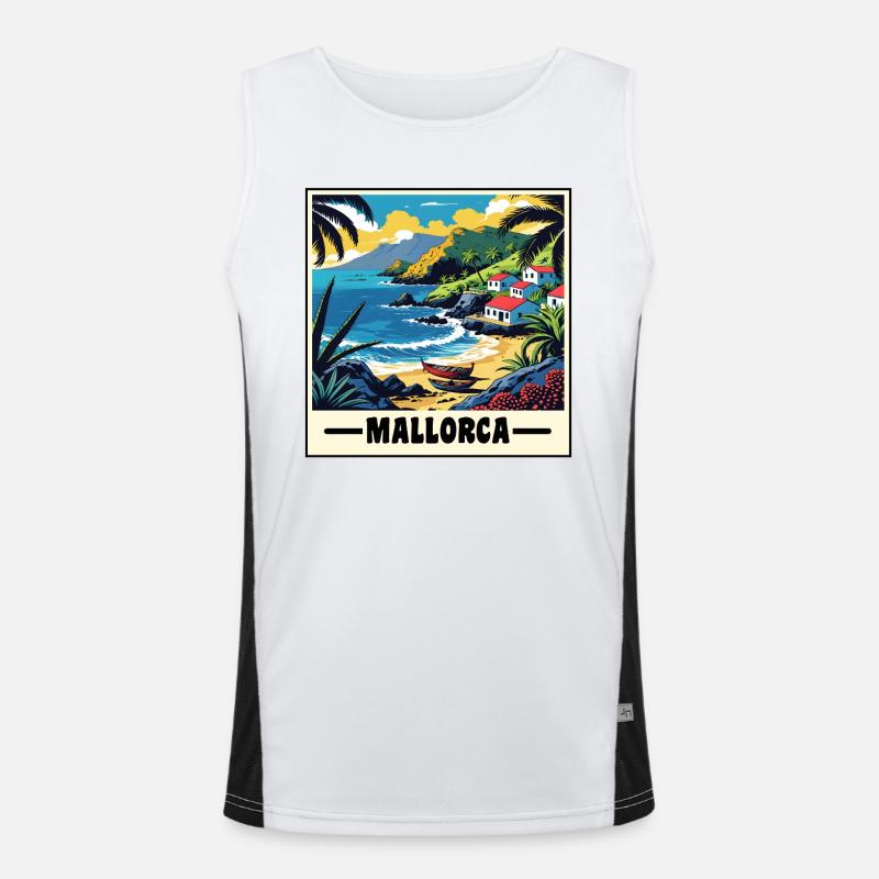 Majorca Men's Functional Contrast Tank Top 