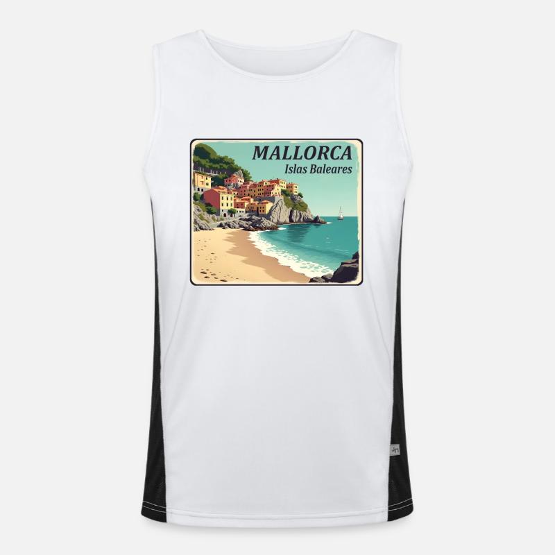 Majorca Men's Functional Contrast Tank Top 