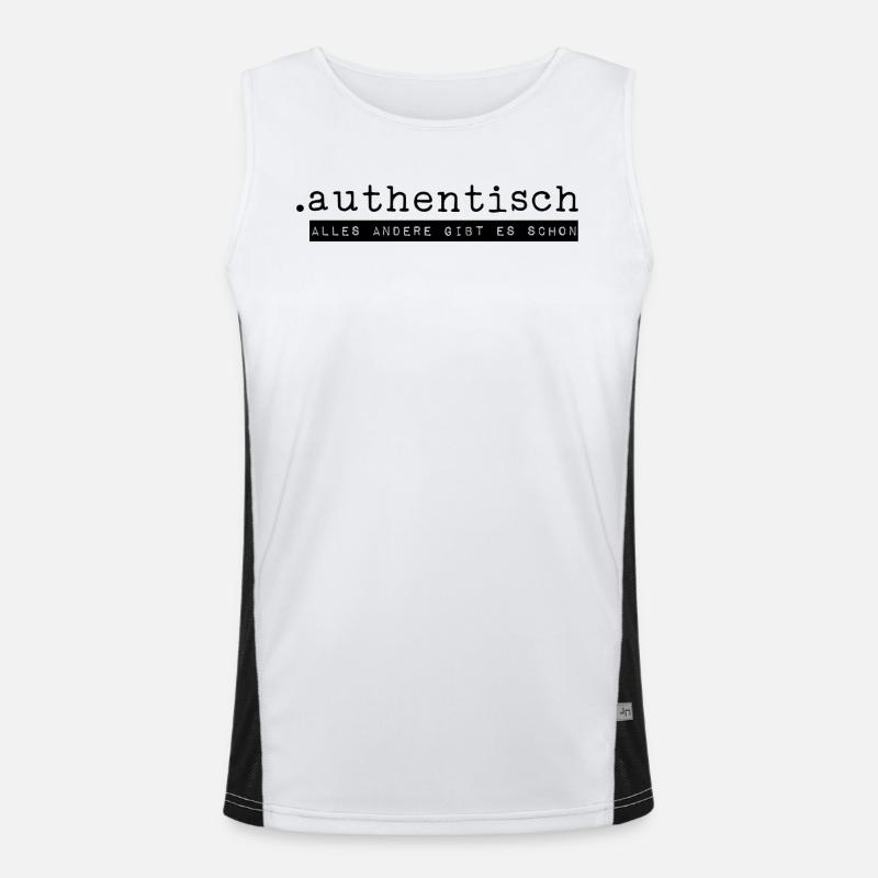 .authentic Men's Functional Contrast Tank Top 