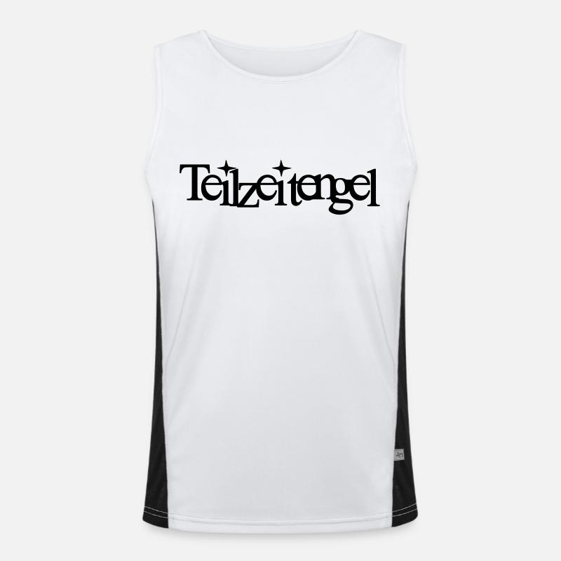 Devil? Angel? Part-time angel! Men's Functional Contrast Tank Top 