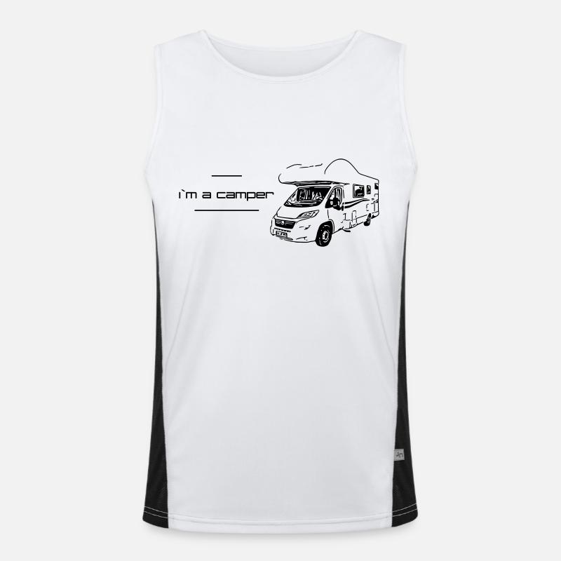 I`ma camper Men's Functional Contrast Tank Top 