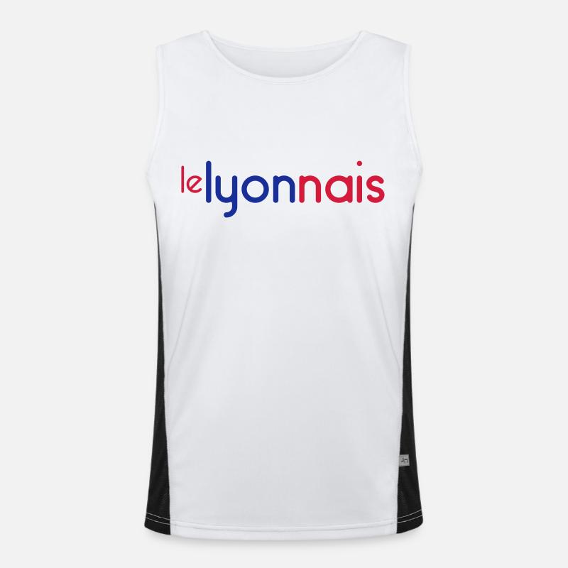 Lyonnais - Customizable Men's Functional Contrast Tank Top 