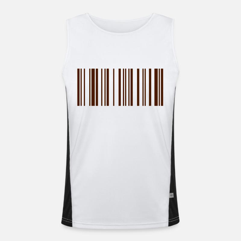 Barcode Maja Funktionelles Kontrast-Tank Top für Männer 