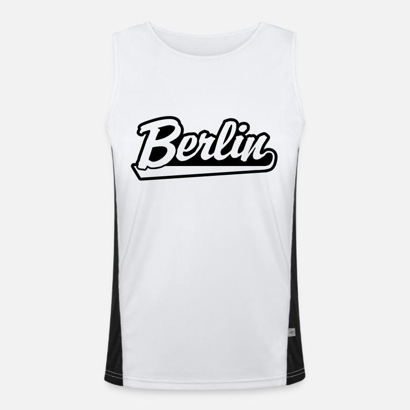 berlin Funktionelles Kontrast-Tank Top für Männer 