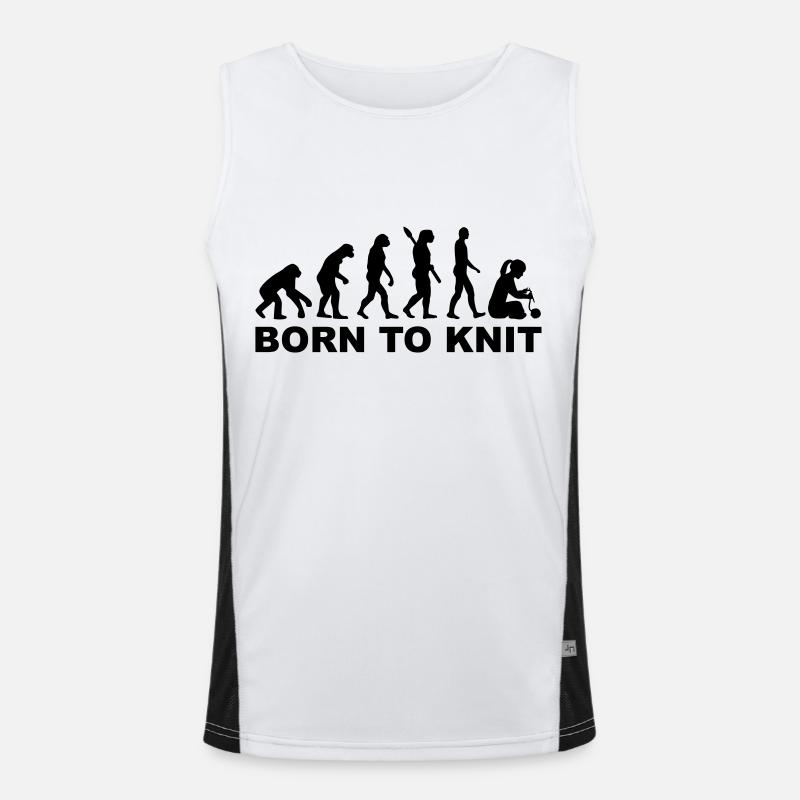 Evolution Knitting Men's Functional Contrast Tank Top 