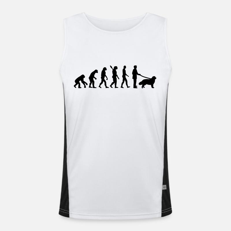 Evolution Newfoundland - Men's Functional Contrast Tank Top - white/black