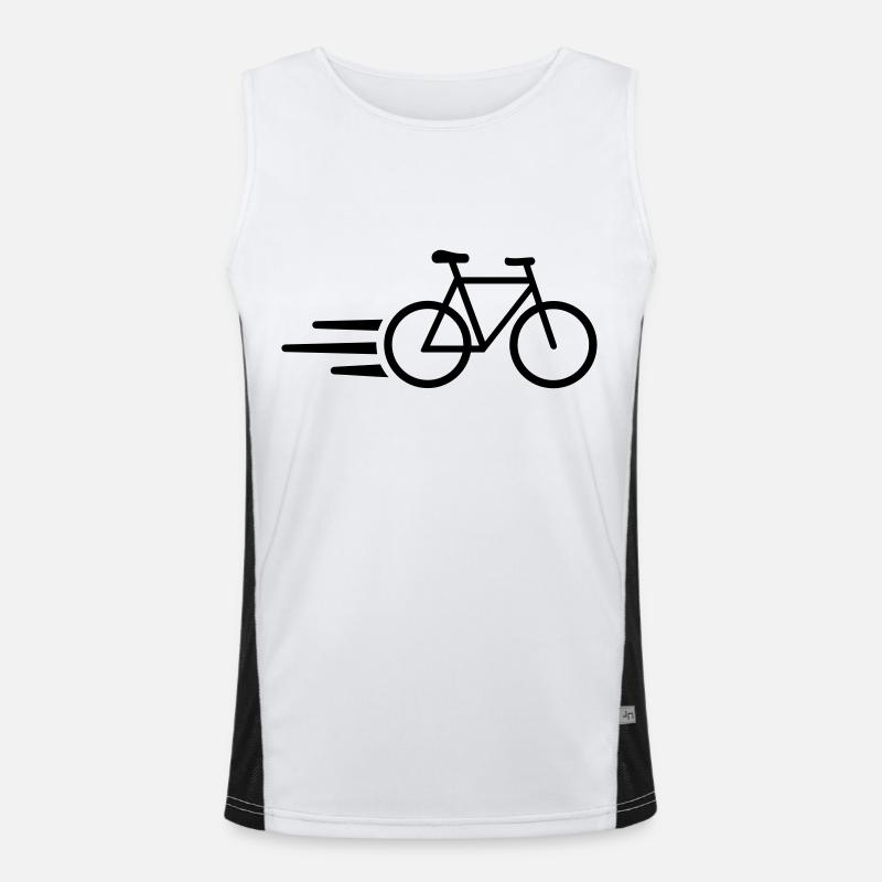 Bicyclette Débardeur respirant contrasté Homme 