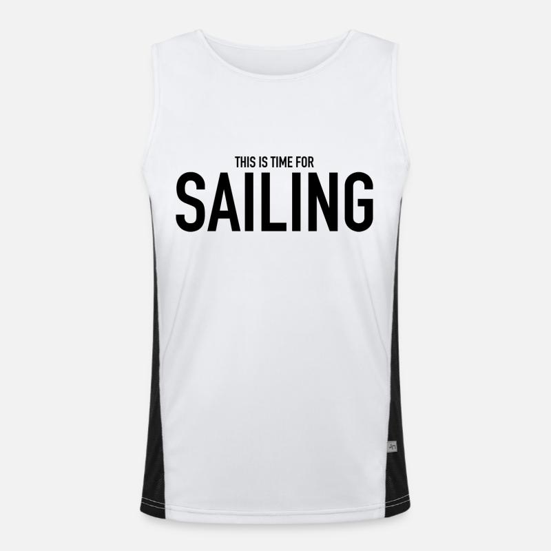 Temps de navigation Débardeur respirant contrasté Homme 