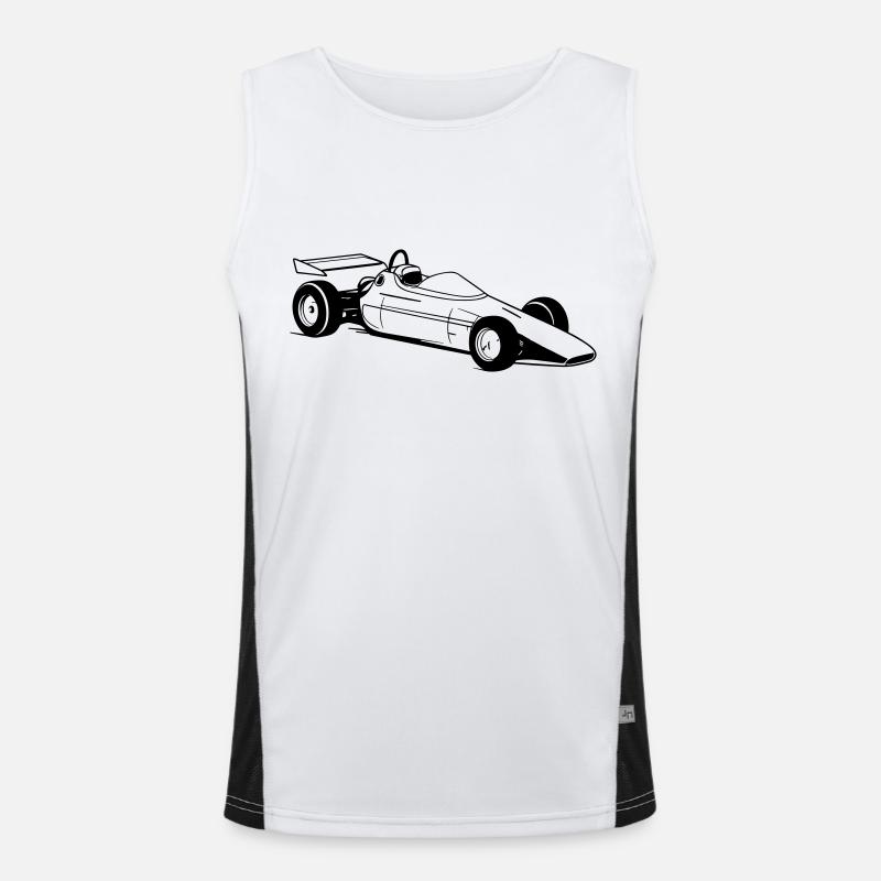 Voiture de course Débardeur respirant contrasté Homme 