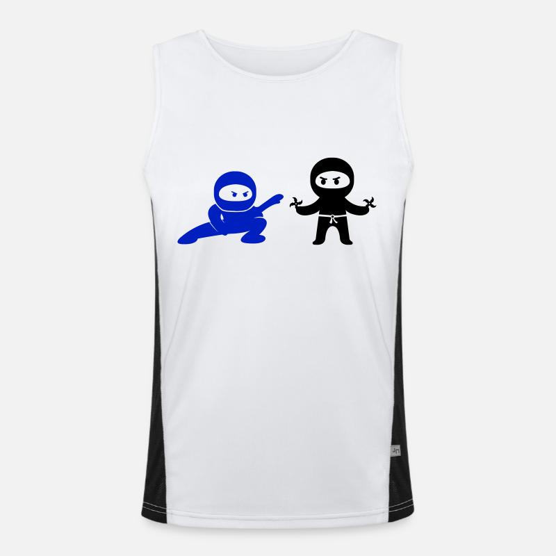 Ninjas Débardeur respirant contrasté Homme 