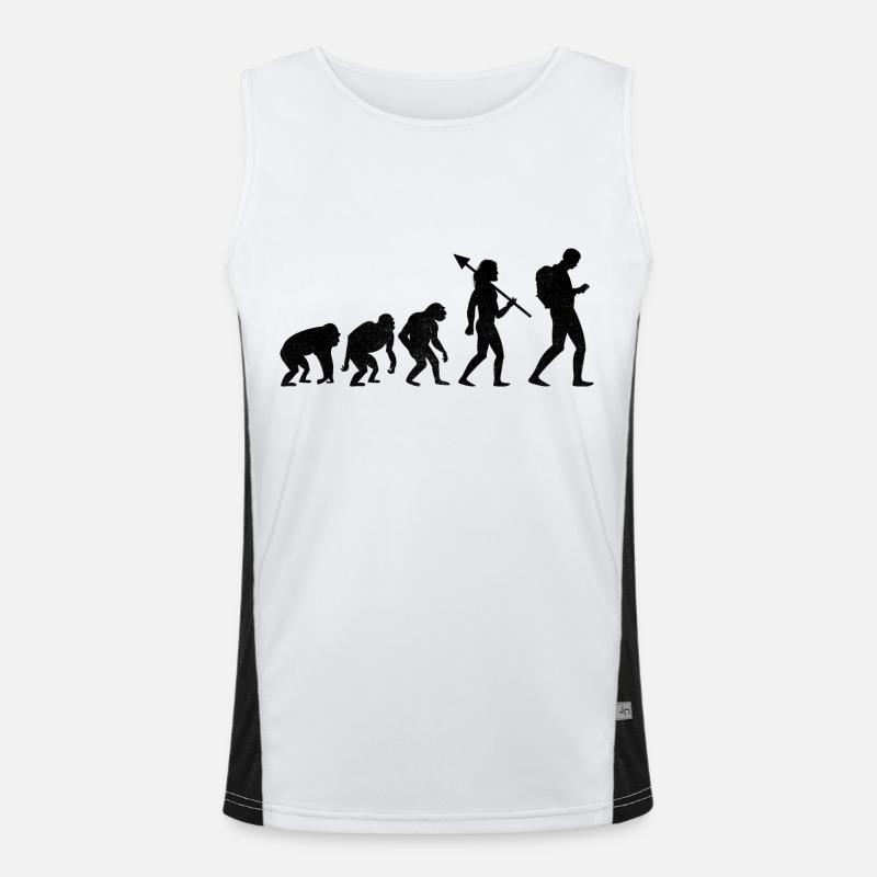 Géocaching Géocache Evolution Géocacher Géocacher Débardeur respirant contrasté Homme 