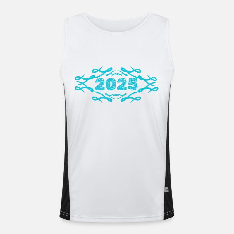 Geschenkidee 2025 Funktionelles Kontrast-Tank Top für Männer 