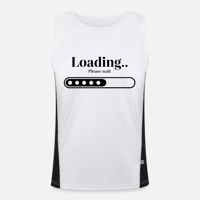 Loading... Please wait - Men's Functional Contrast Tank Top  - white/black