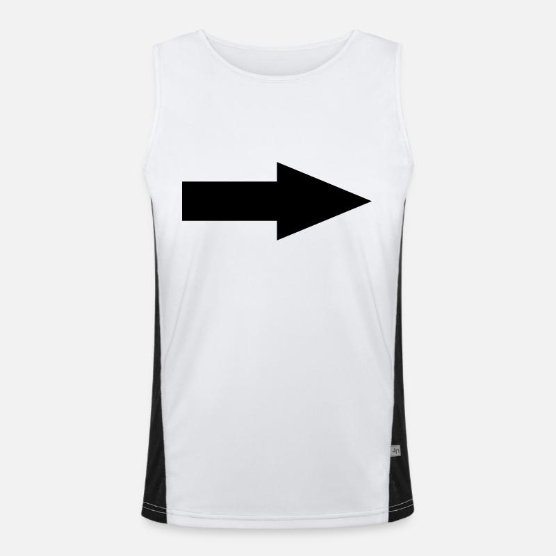 Pfeil Funktionelles Kontrast-Tank Top für Männer 