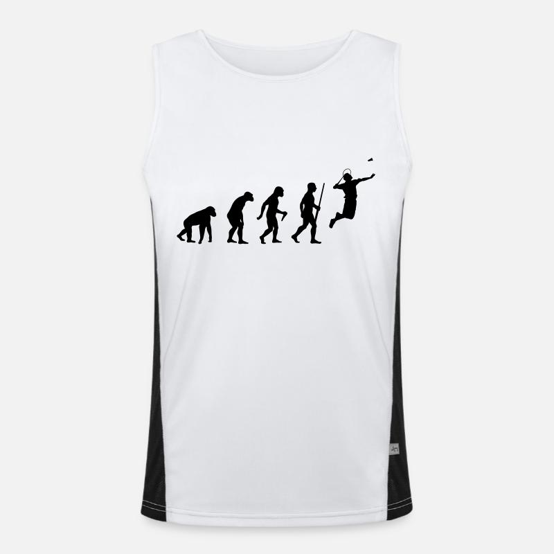 Badminton Evolution Funktionelles Kontrast-Tank Top für Männer 