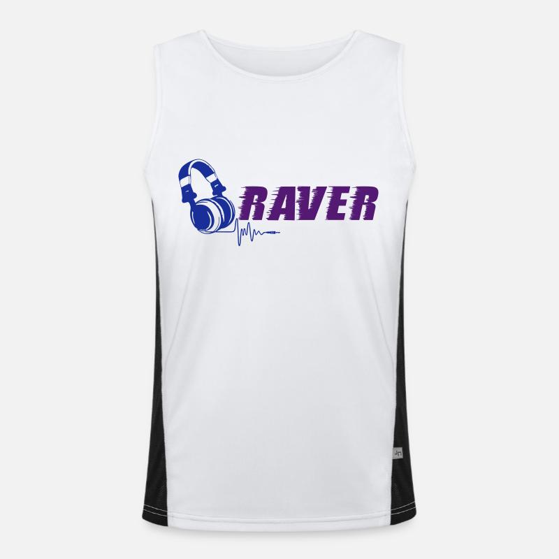 Raver Funktionelles Kontrast-Tank Top für Männer 