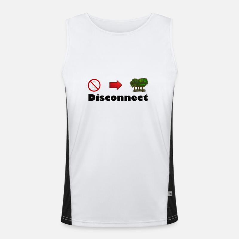 couper Débardeur respirant contrasté Homme 