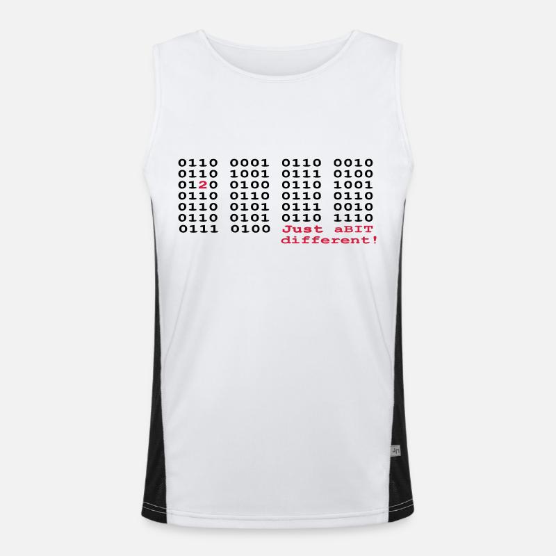 Juste un peu différente (2) Débardeur respirant contrasté Homme 