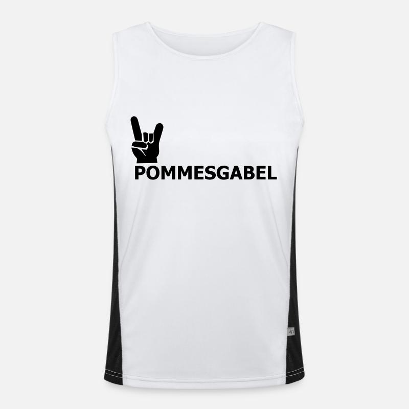 pommesgabel Men's Functional Contrast Tank Top 