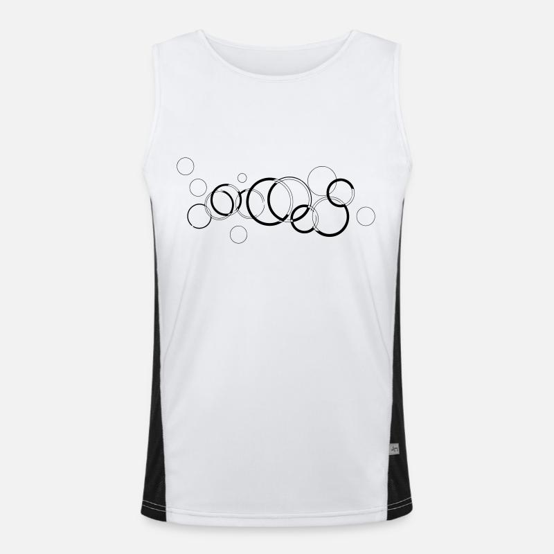 Circles Men's Functional Contrast Tank Top 