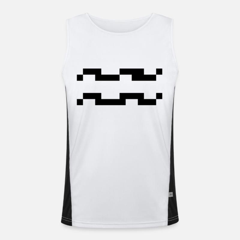 Wassermann Funktionelles Kontrast-Tank Top für Männer 