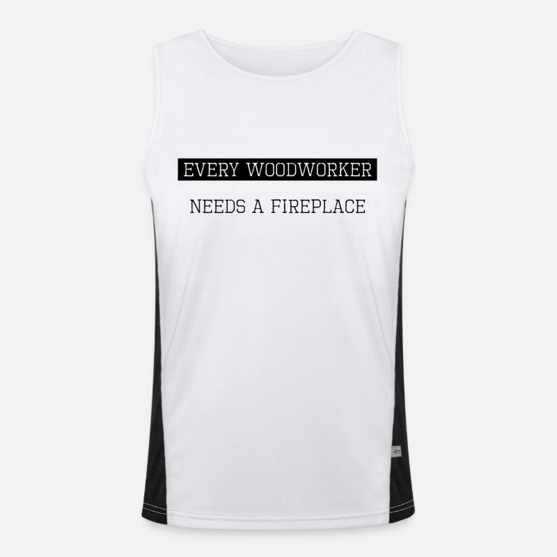 Gift Jokes Humor Apprentice Hobbyists Logging Men's Functional Contrast Tank Top 